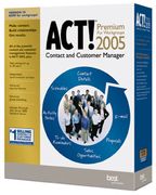 (Click to Enlarge) ACT! 2005 Premium for Workgroups - Full Version - Retail Box