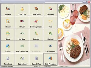 (Click to Enlarge) Aldelo POS Pro Point Of Sale Restaurant/Bar Software