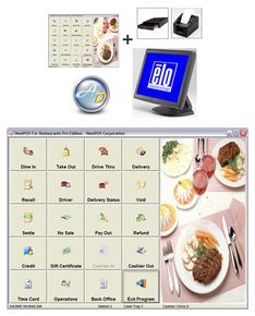 (Click to Enlarge) Aldelo Restaurant Bar POS Point Of Sale Touch System