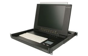 (Click to Enlarge) Altusen / Aten 16 port LCD console KVM switch in 1U (KL0116)