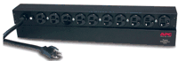 (Click to Enlarge) APC--SCHNEIDER ELECTRIC [AP9563] - >> RACK PDU - BASIC - 1U - 20A - 120V(10)5-20  (ITEM ALSO KNOWN AS : APC-AP9563) [AP9563]