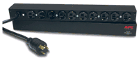 (Click to Enlarge) APC--SCHNEIDER ELECTRIC [AP9564] - >> 120 RACK PDU - BASIC - 1U - 20A - 120V - (10)5-20 (ITEM ALSO KNOWN AS : APC-AP9564) [AP9564]