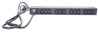(Click to Enlarge) APC--SCHNEIDER ELECTRIC [AP9565] - >> RACK PDU - BASIC - 1U - 16A 208 230V - (12)C13 (ITEM ALSO KNOWN AS : APC-AP9565) [AP9565]