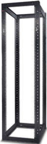 (Click to Enlarge) APC/SCHNEIDER ELECTRIC [AR203A] - >> NETSHELTER 4 POST OPEN FRAME RACK 44U SQ - NETSHELTER 4 POST OPEN FRAME RACK 44U SQUARE HOLES (ITEM ALSO KNOWN AS : APC-AR203A) [AR203A]