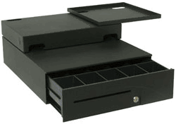 (Click to Enlarge) APG CASH DRAWER [INT320-BL] - >> POS INTERNAL SYS - BLACK CASH DRAWERRISER   TR (ITEM ALSO KNOWN AS : APG-INT320-BL) [INT320-BL]