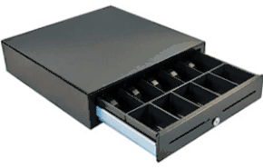 (Click to Enlarge) APG CASH DRAWER [VB320-BL1616-B10] - >> VASARIO CASH DRAWER - BLACK SPECIAL 5BILL (ITEM ALSO KNOWN AS : APG-VB320-BL1616-B10) [VB320-BL1616-B10]