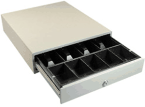 (Click to Enlarge) APG CASH DRAWERS [VP320-BG1416] - APG  VASARIO SERIES  STANDARD-DUTY CASH DRAWER  MULTIPRO 24V  BEIGE  PAINTED FRONT. 14X16  ADJUSTABLE 4X5 TILL  REQUIRES CABLE [VP320-BG1416]