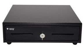 (Click to Enlarge) APG CASH DRAWERS [EKDS320-1-B410-A20] - APG  ARLO CASH DRAWER  BLACK  16.1 X 16.5  CABLE INCLUDED  SEATTLE (ITEM ALSO KNOWN AS : APG-EKDS3201B410A20) [EKDS320-1-B410-A20]