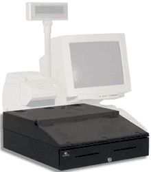 (Click to Enlarge) APG CASH DRAWERS [int320-bl2021-c-s1] - APG - S4000 - 2021 - CASH DRAWER - CADDY SYSTEM - MULTIPRO 24V - BLACK - 20X21 - 2 MEDIA SLOTS - BASE - STEP CAP - COIN ROLL STORAGE TILL - REQUIRES CABLE [int320-bl2021-c-s1]