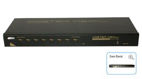 (Click to Enlarge) Aten 1U Maxiport Slim 8-Port KVM Switch - Maxiport - Model: (ACS1208A)