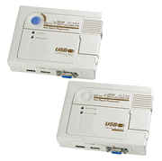 (Click to Enlarge) Aten USB KVM EXTENDER W/ CAT5 CABLE (CE700)