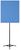 (Click to Enlarge) BADGE PLUS INC. [PPBSS-LB] - BDG  PORTABLE PHOTO BACKDROP STAND WITH LIGHT BLUE BACKDROP [PPBSS-LB]