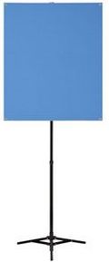 (Click to Enlarge) BADGE PLUS INC. [PPBSS-LB] - BDG  PORTABLE PHOTO BACKDROP STAND WITH LIGHT BLUE BACKDROP [PPBSS-LB]