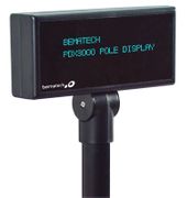(Click to Enlarge) LOGIC CONTROL INC [PDX3000-UP-BK] - LOGIC CONTROLS  REFER TO 970000  POLE DISPLAY 5MM STANDARD  USB PORT-POWERED  CONFIGURABLE COMMAND SET- BLACK [PDX3000-UP-BK]