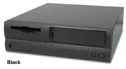 (Click to Enlarge) Black POS Computer - Intel 2.0Ghz Duo CPU - 80GB HD - 2GB RAM DDR - CD-ROM - Windows XP Pro