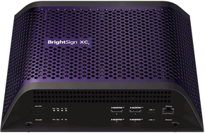 (Click to Enlarge) BRIGHTSIGN [XC2055--(BRIGHTSIGNOS)] - BRIGHTSIGN  OS ENABLED MEDIA PLAYER. 8K60 8BIT HDR OR DUAL UHD VIDEO DECODE. 4K GRAPHICS. DUAL HDMI OUT  USB-C  USB-A  GPIO  3.5MM SERIAL  3.5MM IR IO  AND ANALOG AUDIO OUTPUT. MICROSD OR SSD STO [XC2055--(BRIGHTSIGNO
