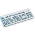 (Click to Enlarge) CHERRY [G813000LPNUS0] - >> FULL SIZE - 104 KEY - LIGHT GRAY - PS-2 KEYBOA (ITEM ALSO KNOWN AS : CHE-3000LPNUS-0) [G813000LPNUS0]