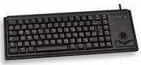 (Click to Enlarge) CHERRY ELECTRONICS [G84-4420LPBEU-2] - CHERRY  G84-4420  KEYBOARD  15 INCH ULTRA SLIM  83 KEY  INTERNATIONAL LAYOUT  BLACK  TRACK BALL  TAMPOPRINTED KEYCAPS   + 2 PS/2 (ITEM ALSO KNOWN AS : CHE-4420LPBEU-2) [G84-4420LPBEU-2]