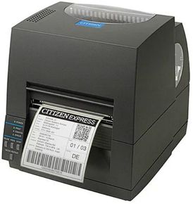 (Click to Enlarge) CITIZEN [CL-S621II-EUBK-P] - CITIZEN  CL-S621 TYPEII   REFER TO CL-S621II-EPUBK-P  BARCODE PRINTER  DIRECT THERMAL AND THERMAL TRANSFER  203DPI  LAN AND PEELER  GRAY [CL-S621II-EUBK-P]