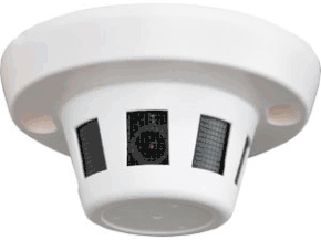 (Click to Enlarge) Covert Surveillance Smoke Detector Camera