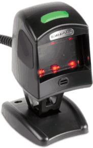 (Click to Enlarge) DATALOGIC SCANNING [MG112015-001-119B] - DATALOGIC ADC    SCANNER  MAGELLAN 1100I  DLS STANDARD BLACK WITH BUTTON  VERIFONE CONFIG  NO POWER SUPPLY  BLACK STAND KIT  RS RJ45  POWER OFF TERMINAL  RBY/R  8FT  2D  DECODER  DISCONTI [MG112015-001-119B]