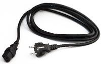 (Click to Enlarge) DATALOGIC [95A051041] - >>> POWER CABLE 3PINS IEC C13 EU (ITEM ALSO KNOWN AS : DTL-95A051041) [95A051041]