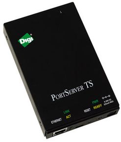 (Click to Enlarge) DIGI INTERNATIONAL INC. [70001807] - DIGI  PORTSERVER TS MEI 4 PORT RS-232/422/485 RJ-45 SERIAL TO ETHERNET DEVICE SERVER  9-30VDC INCLUDES 12V/.5A WALL MOUNT POWER SUPPLY W/ US PLUG   [70001807]