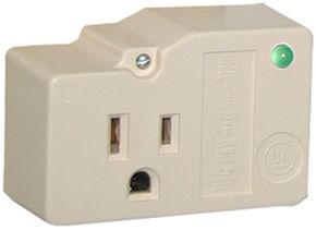 (Click to Enlarge) DITEK [DTK-1F] - >> POWER PLUG IN WALL MOUNT 120V15A SINGLE (ITEM ALSO KNOWN AS : DTK-DTK1F) [DTK-1F]