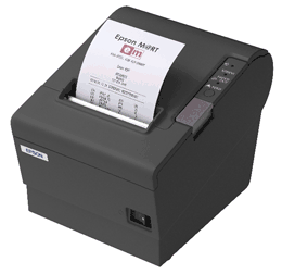 (Click to Enlarge) DVMax Receipt Printer - Epson Ethernet Port Direct Thermal