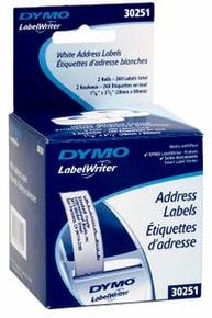 (Click to Enlarge) Dymo part # 30256 Labels - 10 pack - 2.25"x4.00" - 300/Roll