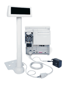 (Click to Enlarge) EPSON [A61B133A8990] - EPSON - ACCESSORY -- POLE DISPLAY KIT - EPSON COOL WHITE INCLUDES DISPLAY - POLE - SERIAL CABLE - AC ADAPTER - NON ROHS [A61B133A8990]