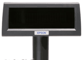 (Click to Enlarge) EPSON [B134111] - EPSON -- DM - D210 - 111 - ACCESSORY - MEDIUM 2X20 POLE DISPLAY - EPSON DARK GRAY - ORDER WITH A BASE [B134111]