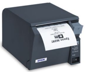 (Click to Enlarge) EPSON [c31c637a8971] - EPSON TM-T70 DARK GRAY FRONT LOADING THERMAL WITH POWERED USB INTERFACE (=) [c31c637a8971]