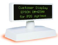 (Click to Enlarge) EPSON [b113101] - EPSON - DM-D500-101 - ACCESSORY - CUSTOMER DISPLAY UNIT FOR ALL TM MODELS & IR SYSTEMS - EPSON COOL WHITE - NEED TO ORDER WITH A BASE. [b113101]