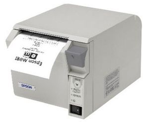 (Click to Enlarge) EPSON [C31C637123] - EPSON -PLEASE REFER TO T70II - TM - T70 - FRONT LOADING THERMAL RECEIPT PRINTER - (REQUIRES INTERFACE) - COOL WHITE - TM - T88 EMULATION CAPABLE - PS INCLUDED - REQUIRES: CABLE [C31C637123]