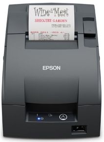 (Click to Enlarge) EPSON [C31CL27002] - >> TM-U220IIB-002:AC SRL(S01) PS ES DARK GRAY U220II KITCHEN AND RECEIPT PRINTER 2-COLOR AUTO CUTTER SERIAL DARK GRAY POWER SUPPLY.  INCLUDES U220II ROLL PAPER (STARTER ROLL FOR TESTING) USER MANUAL ERC038BR RIBBON CASSETTE AC ADAPTER