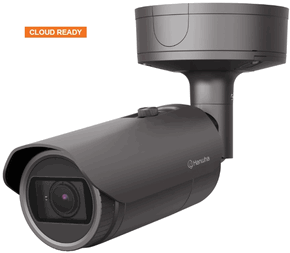 (Click to Enlarge) HANWHA [PNO-A9081R] - >> 4K IR BULLET AI CAMERA 4K NETWORK AI IR BULLET CAMERA MAX. 4K RESOLUTION 0.05LUX F1.6 (COLOR) 0LUX (B/W IR LED ON) DAY & NIGHT(ICR) WDR(120DB) H.265 H.264 MJPEG CODEC WISESTREAM VIDEO ANALYTICS BASED ON AI OBJECT DETECTION AND CLA