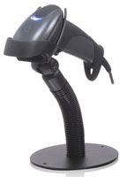 (Click to Enlarge) HONEYWELL S/M (FMR METROLOGIC) [mk9590-61a11] - >> VOYAGER GUN SHAPE  IBM 46XX DARK GRAY  NO P/S  W/STAND [mk9590-61a11]