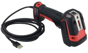 (Click to Enlarge) HONEYWELL SCANNING & MOBILITY [1990IXR-3USB-N] - >> GRANIT XP XR CORDED USB KIT-O 3M STRAIGHT CABLE (CABLE-500-300-S00). ASSEMBLED IN MEXICO. (FLEXRANGE ) FOCUS WITH VIBRATION. RED SCANNER (1990IXR-3) USB TYPE A USB KIT: TETHERED. ULTRA RUGGED/INDUSTRIAL.