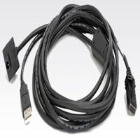 (Click to Enlarge) HYPERCOM [810371-001] - EQUINOX PAYMENTS  ACCESSORY FOR L5XXX TERMINAL  CABLE-USB  CABLE  PUSB TO USB W/LOCKING DC JACK (ITEM ALSO KNOWN AS : EQX-810371001) [810371-001]