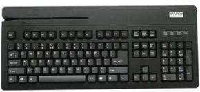 (Click to Enlarge) ID TECHNOLOGIES [IDKA-233112B] - ID TECH  VERSAKEY  KEYBOARD AND MSR  TRACK 1 & 2 KBW KEYBOARD  BLACK  PS2 CABLE [IDKA-233112B]