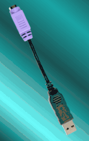 (Click to Enlarge) IDINNOVATIONS [USB-UA-001] - ID INNOVATIONS - PS - 2 KEYBOARD TO USB ADAPTOR [USB-UA-001]