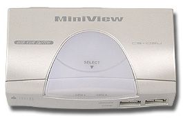 (Click to Enlarge) IOGEAR MiniView USB: 2-Port USB KVM Switch kit (GCS102U)