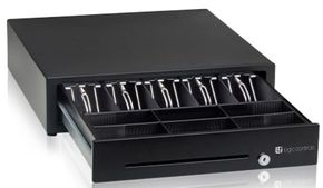 (Click to Enlarge) LOGIC CONTROL INC [CD-415] - LOGIC CONTROLS  CASH DRAWER NS-415LO (6C/5B) WITH MICRO SWITCH  BLACK [CD-415]