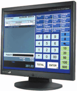 (Click to Enlarge) LOGIC CONTROLS [le1017] - LE1000 17 INCH LCD TOUCH MONITOR RESISTIVE TOUCH  USB (:) (-) (ITEM ALSO KNOWN AS : LOG-LE1017) [le1017]