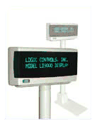 (Click to Enlarge) LOGIC CONTROL [ld9900-elo] - LOGIC - LD9900 - POLE DISPLAY - BEIGE - 9.5MM 2X20 - RS232 9 PIN SERIAL - ELO SPECIAL [ld9900-elo]