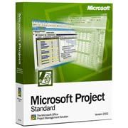 (Click to Enlarge) Microsoft Project 2002 Standard - Full Retail. (076-02121)