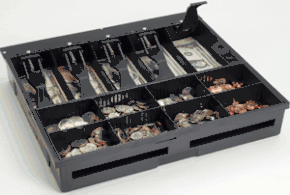 (Click to Enlarge) MMF [225-1504-04] - STANDARD TRAY FOR 16 INCH D X 16 INCH W VAL-U LINE CASH DRAWERS (-) [225-1504-04]