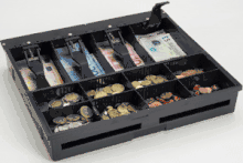 (Click to Enlarge) MMF CASH DRAWER [225-1507-04] - MMF - ACCESSORY - 4 BILL - 8 COIN CDN TILL - FOR 16 INCH WIDE VAL - U LINE [225-1507-04]