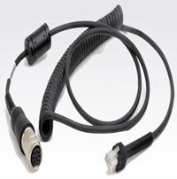 (Click to Enlarge) ZEBRA ENTERPRISE MCD-A1 [25-71917-02r] - ZEBRA ENTERPRISE MCD-A1 9FT RS232RUGGED COILED CABLE [25-71917-02r]